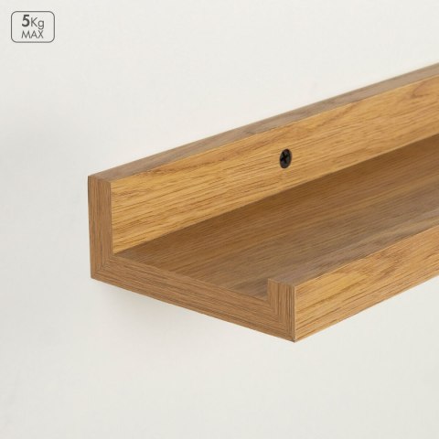 Półki Max Home Drewno MDF 120 X 4 X 10 CM (4 Sztuk)