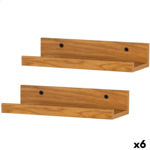 Półki Max Home Drewno MDF 25 X 5 X 10 CM (6 Sztuk)