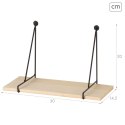 Półki Max Home Żelazo Drewno MDF 30 X 20 X 14,5 CM (6 Sztuk)