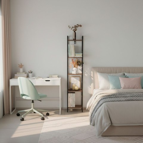 Regał Max Home Żelazo Drewno MDF 5 Półki 30 X 144 X 24 CM