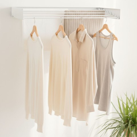 Składany, rozsuwany, chowany naścienny suszarka do ubrań Dryva 80 InnovaGoods