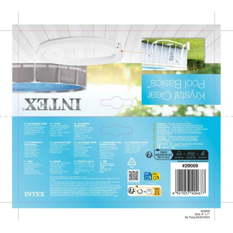 Wąż Intex Basen 1-1/4" 150 cm Ø 32 mm (9 Sztuk)