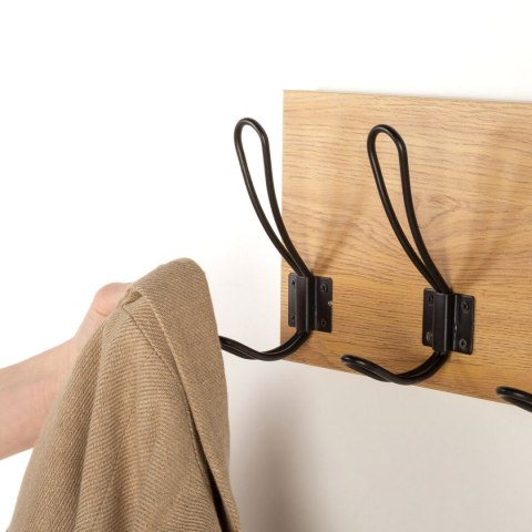 Wieszak na ubrania Max Home Drewno MDF (4 Sztuk)