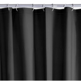 Zasłona prysznicowa TODAY Czarny PEVA 180 x 200 cm (12 Sztuk)