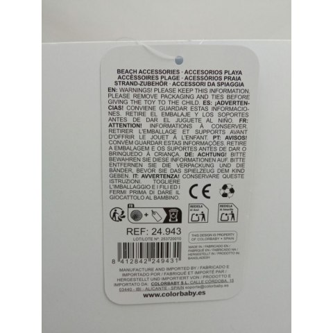 Koparka Colorbaby 26 cm polipropylen (12 Sztuk)