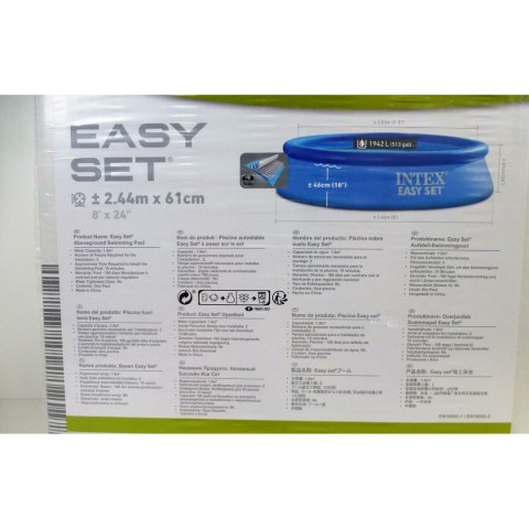 Nadmuchiwany basen Intex 1942 L (244 x 61 cm)