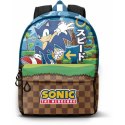 Plecak szkolny Sonic Greenhill Wielokolorowy 31 x 18 x 44 cm