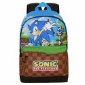 Plecak szkolny Sonic Greenhill Wielokolorowy 31 x 18 x 44 cm