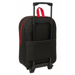 Torba szkolna z kółkami Spider-Man Czarny Czerwony 32 x 42 x 14 cm