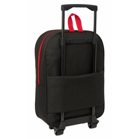 Torba szkolna z kółkami Spider-Man Czarny Czerwony 32 x 42 x 14 cm