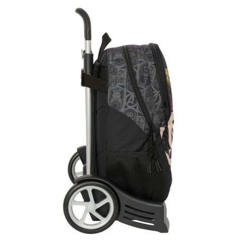 Torba szkolna z kółkami The Avengers Vendetta Czarny 32 x 44 x 16 cm