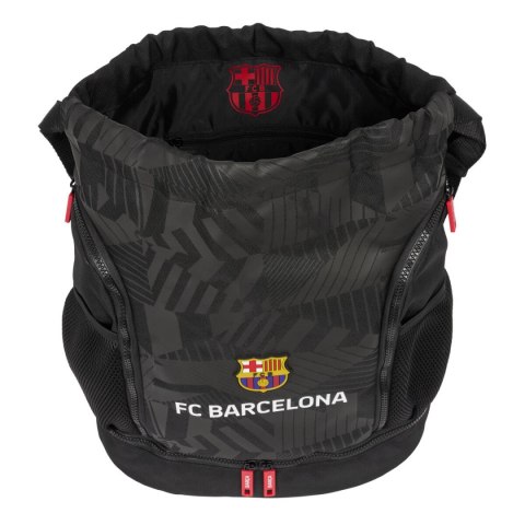 Worek na buty ze sznurkami F.C. Barcelona Black Czarny 35 x 40 x 1 cm