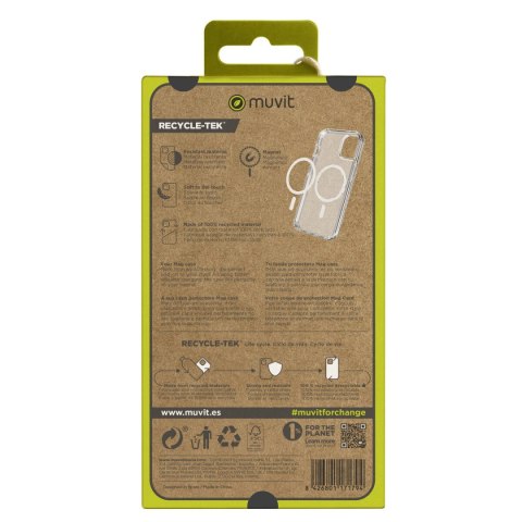 Pokrowiec na Komórkę Muvit for Change iPhone 15 Pro Max Clear Magnetyczny