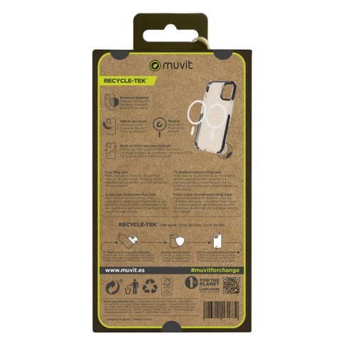 Pokrowiec na Komórkę Muvit for Change iPhone 15 Pro Max Clear Magnetyczny