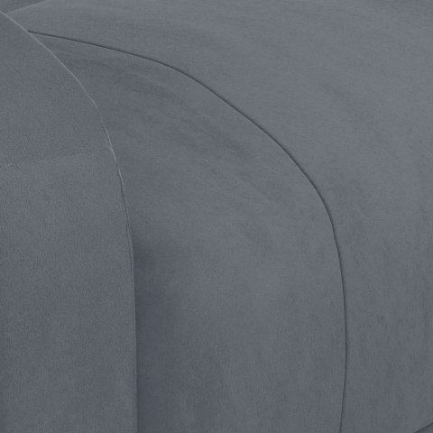 Elektryczny fotel masujący, ciemnoszary, aksamitne