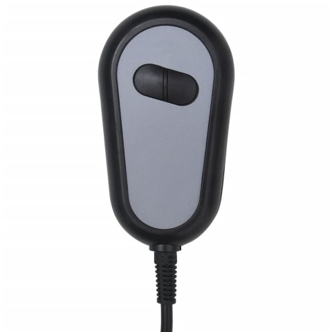 Elektryczny fotel masujący, czarny, aksamitem