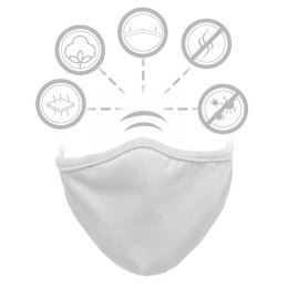 Maseczka dwuwarstwowa bawełniana - biała 2 szt