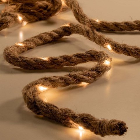 Ozdobna lina z oświetleniem LED, 25 LED, ciepła biel