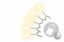 Świąteczny LED łańcuch - 5 m, 50 diod, ciepła biel