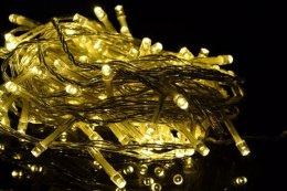 Świąteczny LED łańcuch - 5 m, 50 diod, ciepła biel