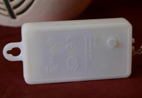 Świąteczny LED łańcuch - 5 m, 50 diod, ciepła biel