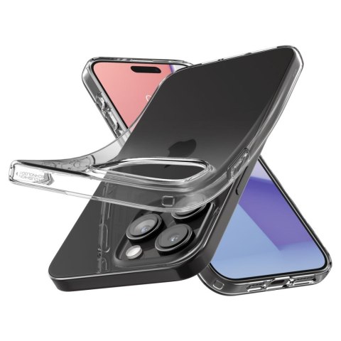 Etui na iPhone 15 Pro Liquid Crystal - przezroczyste