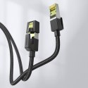Kabel przewód Ethernet sieciowy RJ45 Cat 7 10Gbps 10m - czarny