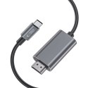 Kabel przewód USB-C - HDMI 4K 60Hz 2m - czarny
