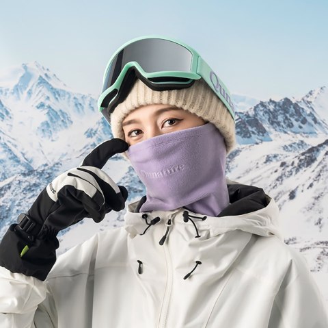 Komin narciarski komfort termiczny Oli rozmiar M - różowy