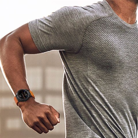 Pasek do zegarka Garmin Fenix 5 / 6 / 6 Pro / 7 Nylon Pro - ciemnozielony