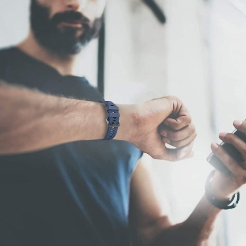 Pasek na Garmin Fenix 3 / 5X / 3HR / 5X Plus / 6X / 6X Pro / 7X IconBand - granatowy