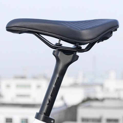 Siodełko rowerowe piankowe MTB z otworem anatomicznym - czarne