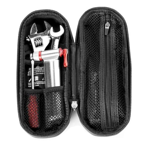 Torba rowerowa na narzędzia mocowana w uchwycie na bidon 0.65l - czarna