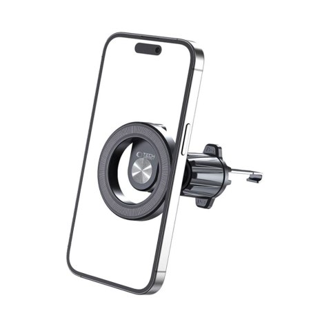 Uchwyt samochodowy do telefonu na kratkę nawiewu z MagSafe N53 - czarny