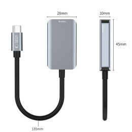 Adapter przejściówka USB-C - HDMI 4K 60Hz - czarny