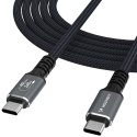 Kabel przewód Thunderbolt 4 USB-C 240W 4K 1m - czarny
