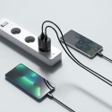 Ładowarka sieciowa C30W USB-C USB-A 30W - czarna