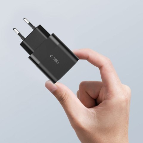 Ładowarka sieciowa C30W USB-C USB-A 30W - czarna