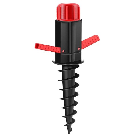 Marbueno Pincho Parasol Plastik Czarny 37x6x6 cm Plaża i Ogród 10505