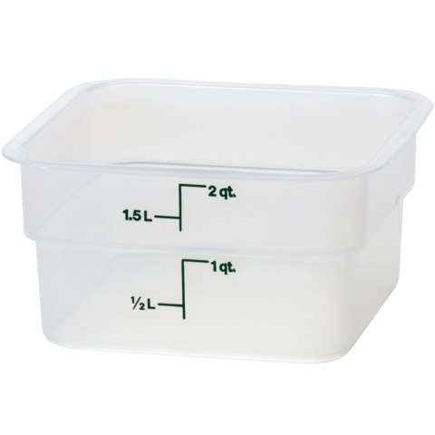 Pojemnik spożywczy CamSquare 1.9 l 185x185x100 mm - transparentny