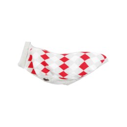 Sweter dla Psa Trixie Biały Czerwony Szary M