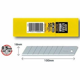 Ostrze tnące Olfa Podzielny Nóż introligatorski 18 mm 50 Sztuk