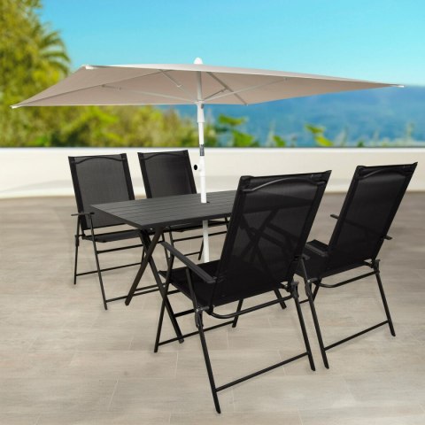 Parasol Aktive 180 x 220 x 145 cm Ciemny szary