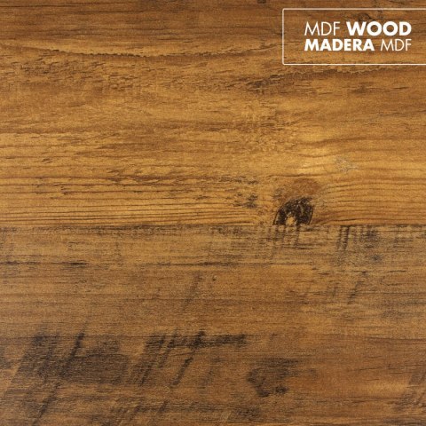 Regał Max Home Żelazo Drewno MDF 3 Półki 48 X 62 X 30 CM