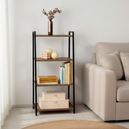 Regał Max Home Żelazo Drewno MDF 4 Półki 43 X 90 X 30 CM