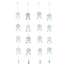 Zawieszka ozdobna DKD Home Decor Drzewo Biały (4 Sztuk)