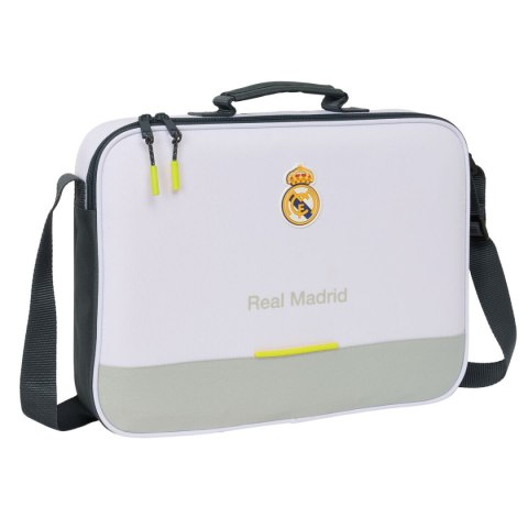 Plecak szkolny Real Madrid C.F. Biały 38 x 28 x 6 cm
