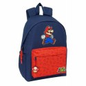 Plecak szkolny Super Mario Trick Czerwony Ciemnoniebieski 31 x 43 x 13 cm