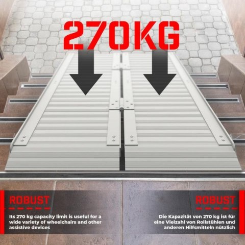 Jago Rampa dla wózków inwalidzkich, 150 cm
