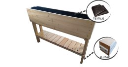 Kwietnik na wysokich nogach, 124 x 26 x 87 cm